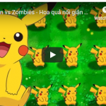 Hoa quả nổi giận pokemon Game pkemon vs Zombies phần 1