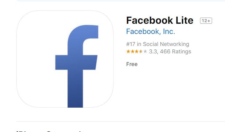 Tải Facebook Lite APK Android IOS trên Google Play App Store miễn phí